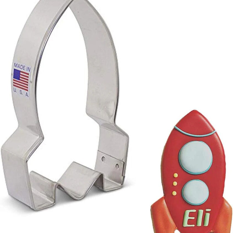 Ann Clark Space Rocket Cookie Cutter, 4"