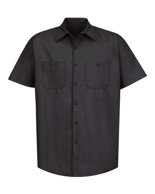 Red Kap Men's Tall Industrial Short Sleeve Work Shirt
