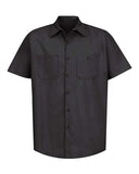 Red Kap Men's Tall Industrial Short Sleeve Work Shirt