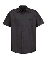 Red Kap Men's Tall Industrial Short Sleeve Work Shirt