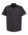 Red Kap Men's Tall Industrial Short Sleeve Work Shirt