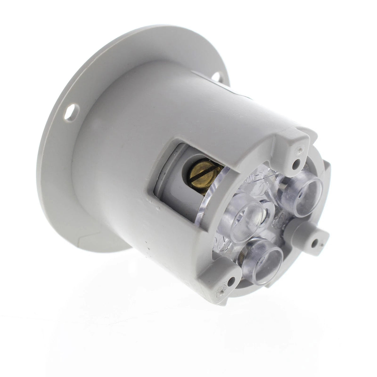 Arrow Hart 6346 Gray Twist Turn Locking Flanged Outlet NEMA L6-30R 30A 250V 2P 3W