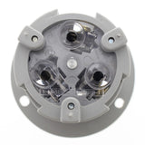Arrow Hart 6346 Gray Twist Turn Locking Flanged Outlet NEMA L6-30R 30A 250V 2P 3W