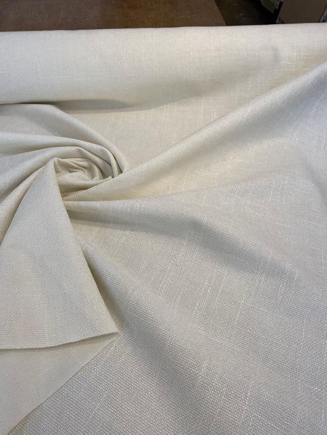 Mixology Chenille Fabric - Cream Upholstery, 56" Width (1 Yard)