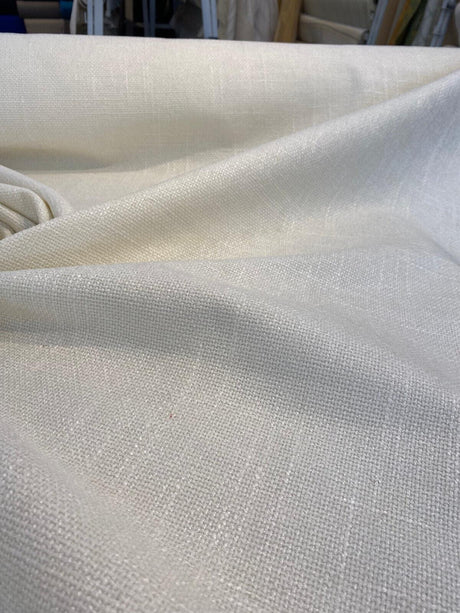 Mixology Chenille Fabric - Cream Upholstery, 56" Width (1 Yard)