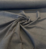 Penelope Chenille Fabric - Charcoal Gray, 55" Width, Railroaded (1 Yard)