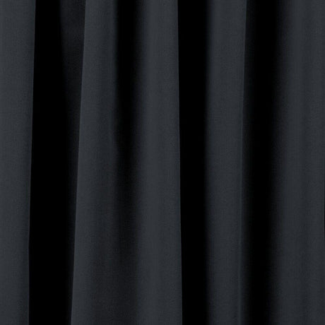 Apollo Black Velour Velvet IFR Fabric - Black, 54" Width (1 Yard)