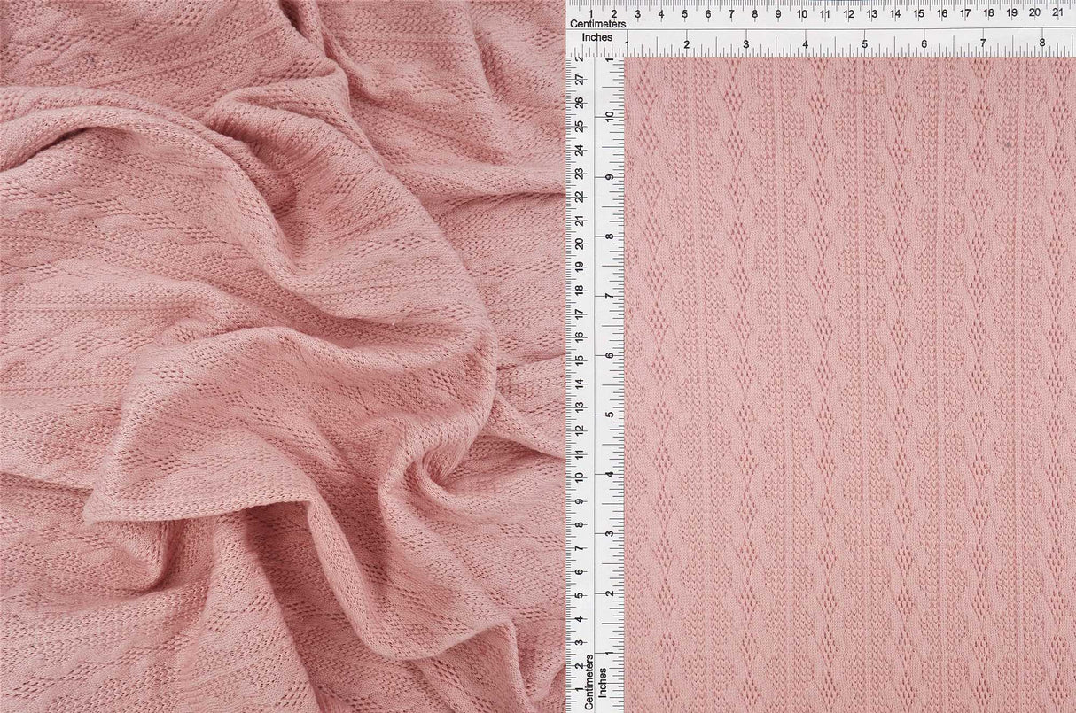 Jacquard Cable Knit Sweater Fabric