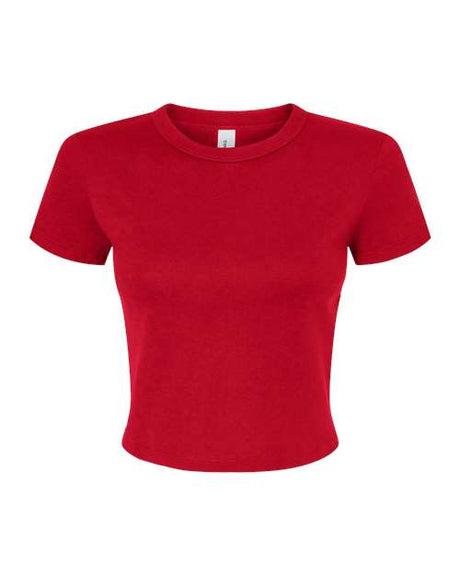 BELLA + CANVAS® Women's Micro Rib Short Sleeve Baby Tee