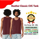 Bella Canvas® Heather Classic CVC Tank