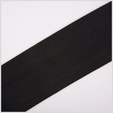 Black Plain Elastic - 0.125"