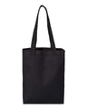 Q-Tees 12L Gusseted Heavy Cotton Canvas Shopping Bag