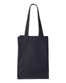 Q-Tees 12L Gusseted Heavy Cotton Canvas Shopping Bag