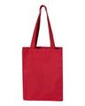 Q-Tees 12L Gusseted Heavy Cotton Canvas Shopping Bag