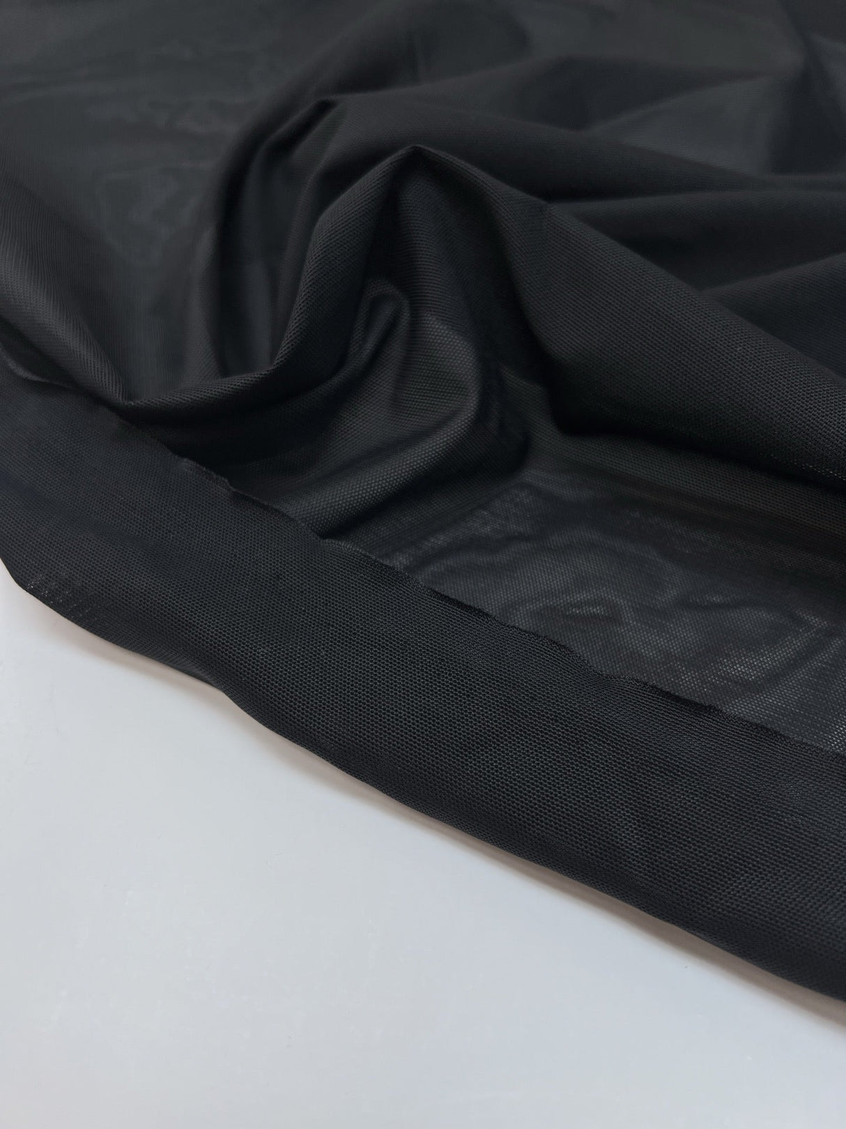 Black Mesh Lining Fabric