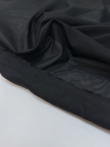 Black Mesh Lining Fabric