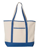 Q-Tees 34.6L Large Canvas Deluxe Tote