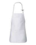 Full-Length Apron with Pouch Pocket