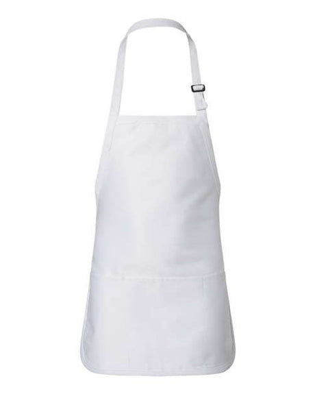 Q-Tees Full-Length Apron with Pouch Pocket