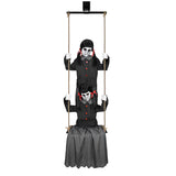 Haunted Living 6-Foot Swinging Ghoulish Twins Animatronic Halloween Decoration