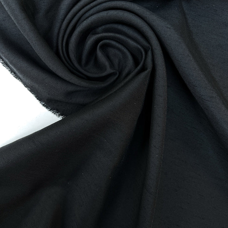 Black Viscose Sateen
