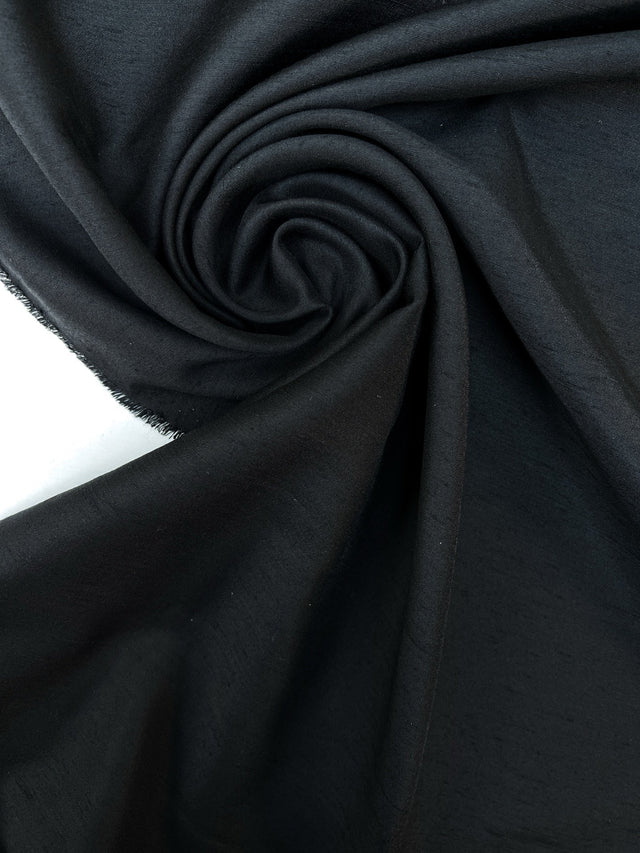 Black Viscose Sateen