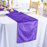 Ice Crushed Velvet Table Runner