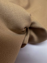 Beige Polyester Viscose Blend Twill