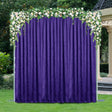 Velvet Backdrop Drape Panel 12 ft x 57 in Purple