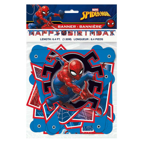 Spider-Man Happy Birthday Banner