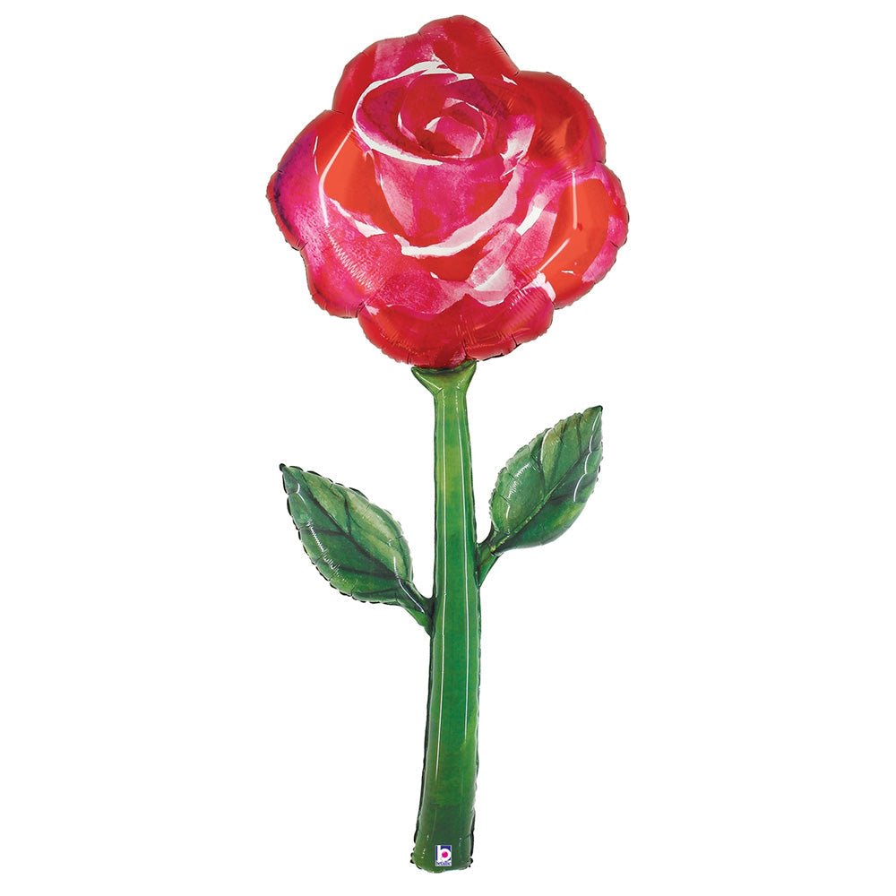 Foil Balloon 64 Inch Fresh Picks Watercolor Rose