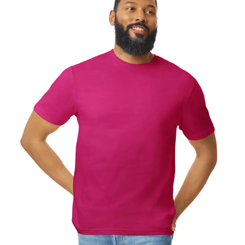 Gildan 64000 Softstyle Cotton Fabric - Cardinal Red, Modern Classic Fit, Short Sleeve (1 Piece)