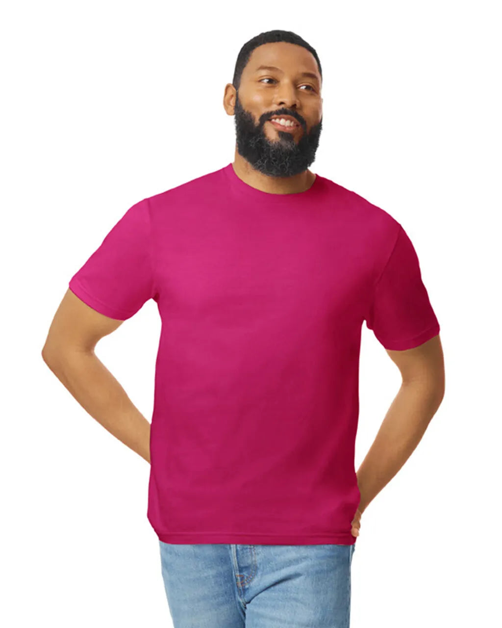 Gildan 64000 Softstyle Cotton Fabric - Cardinal Red, Modern Classic Fit, Short Sleeve (1 Piece)