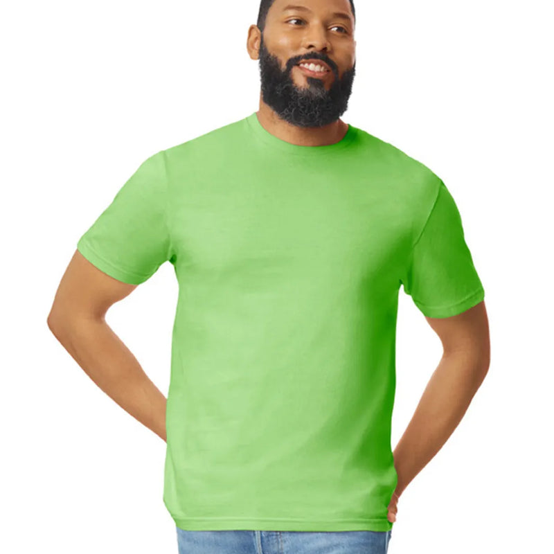Gildan 64000 Softstyle Cotton Fabric - Lime, Modern Classic Fit, Short Sleeve (1 Unit)