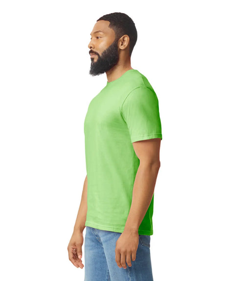 Gildan 64000 Softstyle Cotton Fabric - Lime, Modern Classic Fit, Short Sleeve (1 Unit)