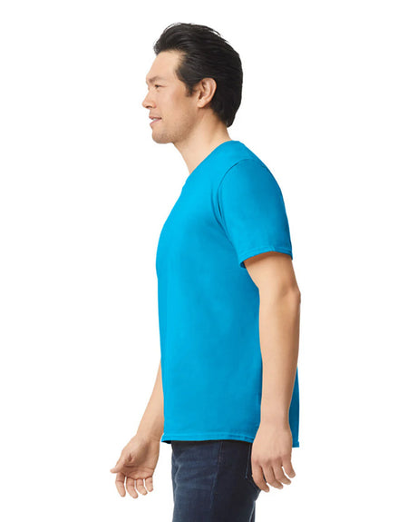Gildan 64000 Softstyle Cotton Fabric - Sapphire, Modern Classic Fit, Short Sleeve (1 Piece)