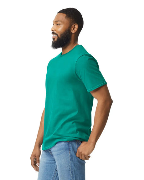 Gildan 64000 Softstyle Cotton Fabric - Jade Dome, Short Sleeve T-Shirt (1 Piece)