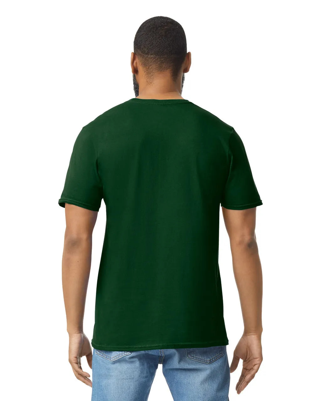Gildan 64000 Softstyle Cotton Fabric - Forest Green, Modern Classic Fit, Short Sleeve (1 Piece)