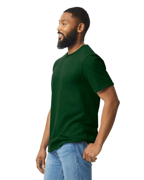 Gildan 64000 Softstyle Cotton Fabric - Forest Green, Modern Classic Fit, Short Sleeve (1 Piece)