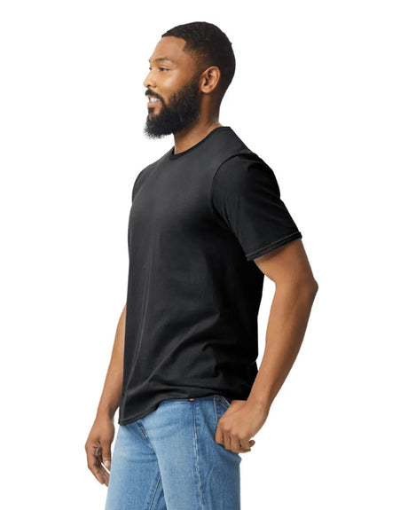 Gildan 64000 Softstyle Cotton Fabric - Black, Modern Classic Fit, Short Sleeve T-Shirt (1 Unit)