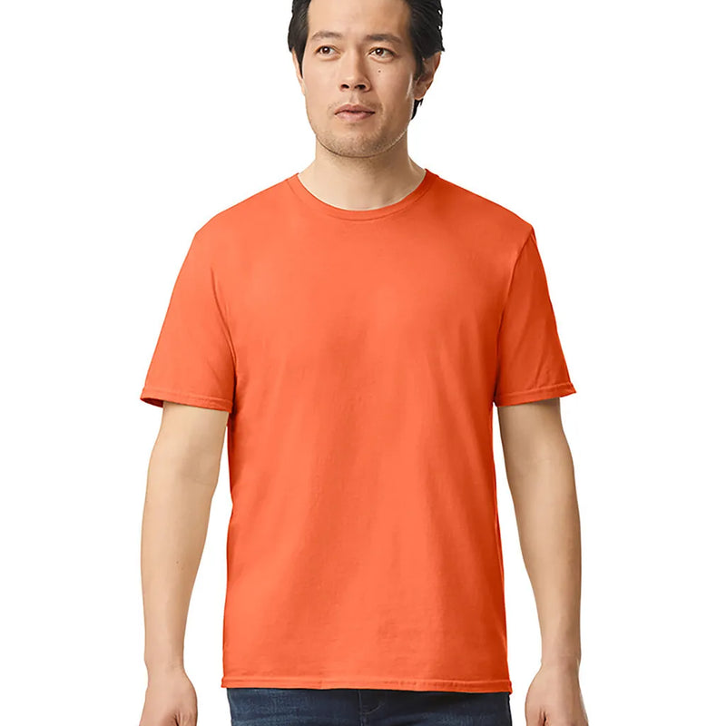 Gildan 64000 Softstyle Cotton Fabric - Orange, Modern Classic Fit, Short Sleeve (1 Piece)