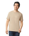Gildan 64000 Softstyle Cotton Fabric - Sand, Short Sleeve T-Shirt, Modern Classic Fit (1 Unit)