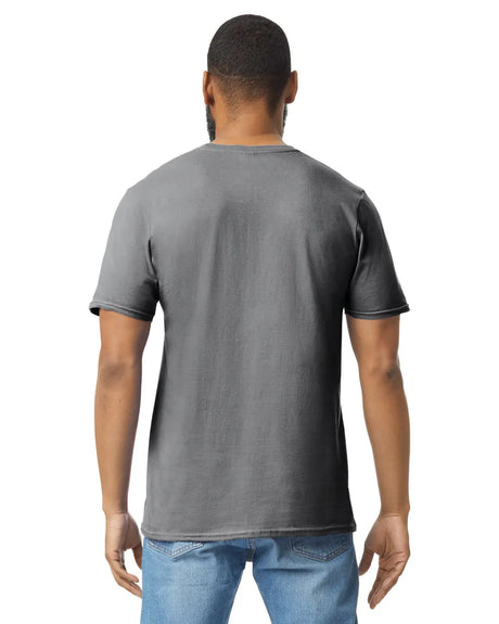 Gildan 64000 Softstyle Cotton Fabric - Dark Heather, Modern Classic Fit, Short Sleeve (1 Unit)