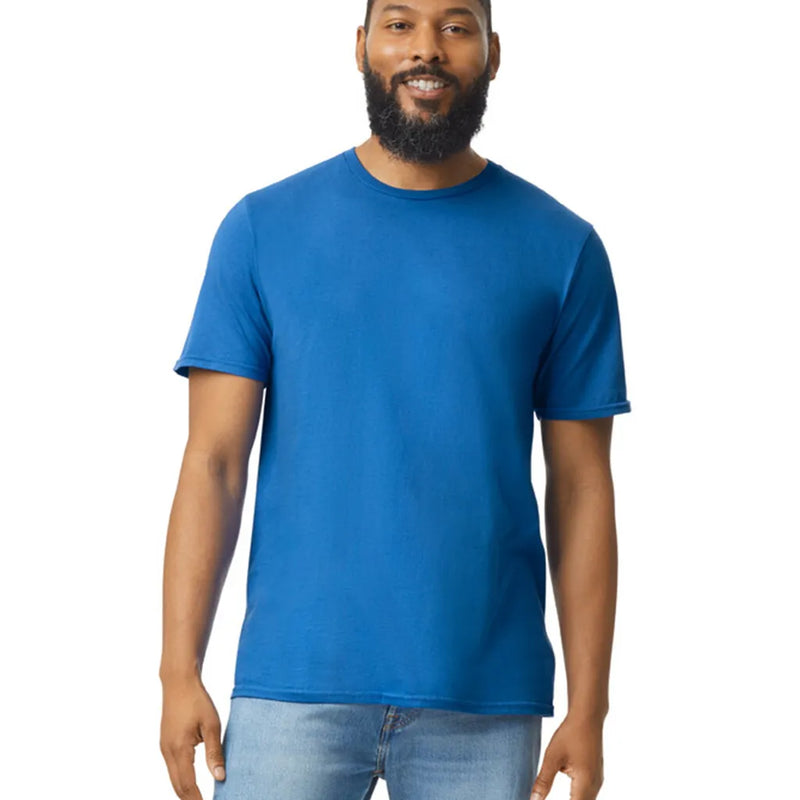 Gildan 64000 Softstyle Cotton Fabric - Royal, Modern Classic Fit, Short Sleeve (1 Unit)