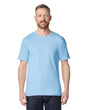 Gildan 64000 Softstyle Cotton Fabric - Light Blue, Modern Classic Fit, Short Sleeve (1 Shirt)
