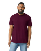 Gildan 64000 Softstyle Cotton Fabric - Maroon, Modern Classic Fit, Short Sleeve (1 Piece)