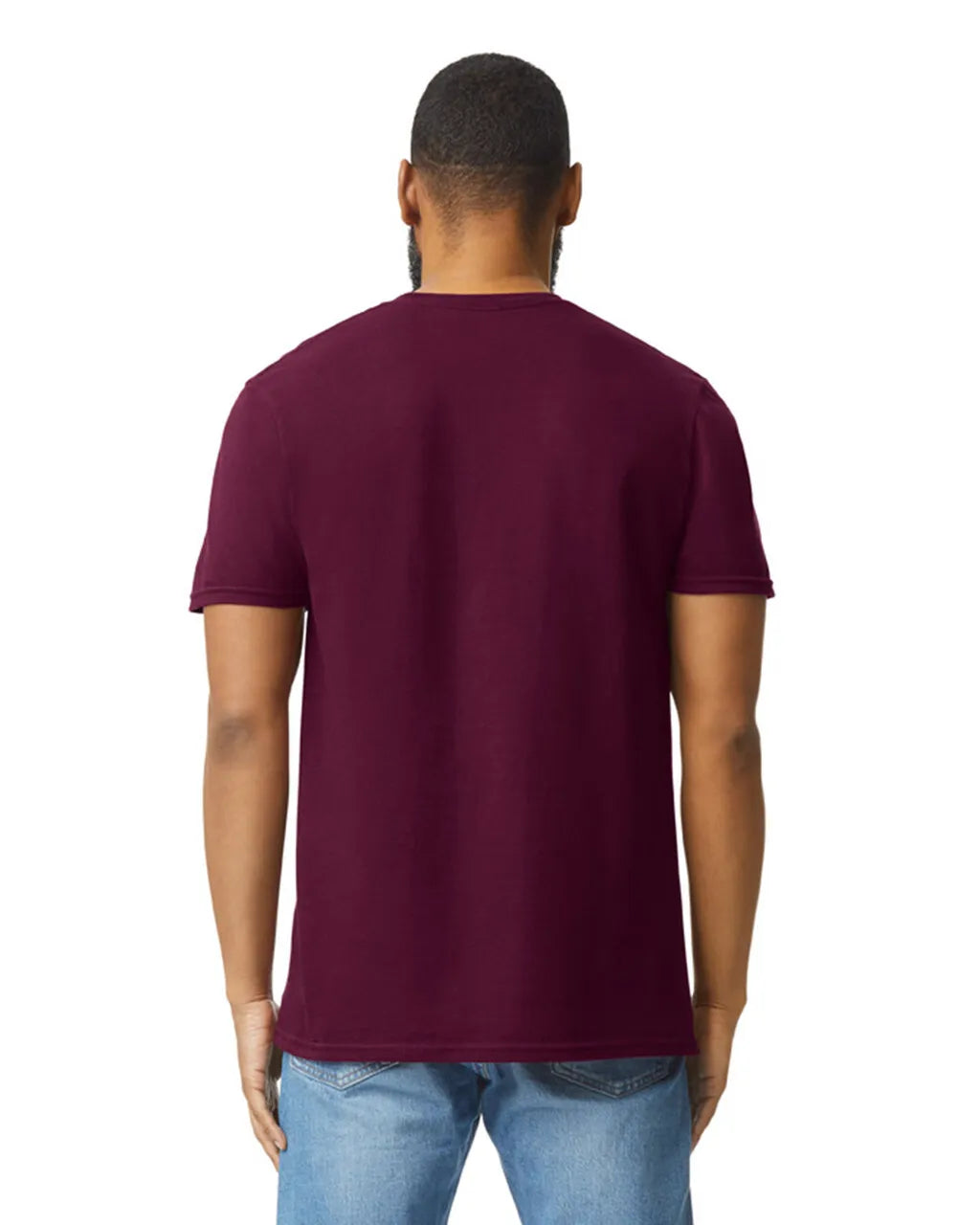 Gildan 64000 Softstyle Cotton Fabric - Maroon, Modern Classic Fit, Short Sleeve (1 Piece)