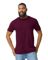 Gildan 64000 Softstyle Cotton Fabric - Maroon, Modern Classic Fit, Short Sleeve (1 Piece)