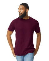 Gildan 64000 Softstyle Cotton Fabric - Maroon, Modern Classic Fit, Short Sleeve (1 Piece)