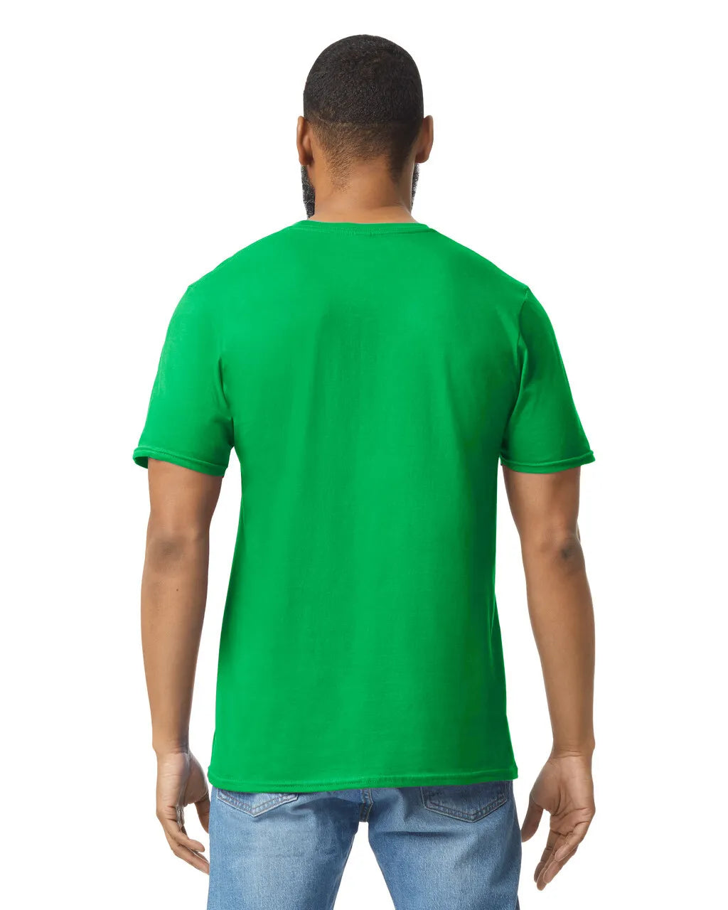 Gildan 64000 Softstyle Cotton Fabric - Irish Green, Modern Classic Fit, Short Sleeve (1 Piece)